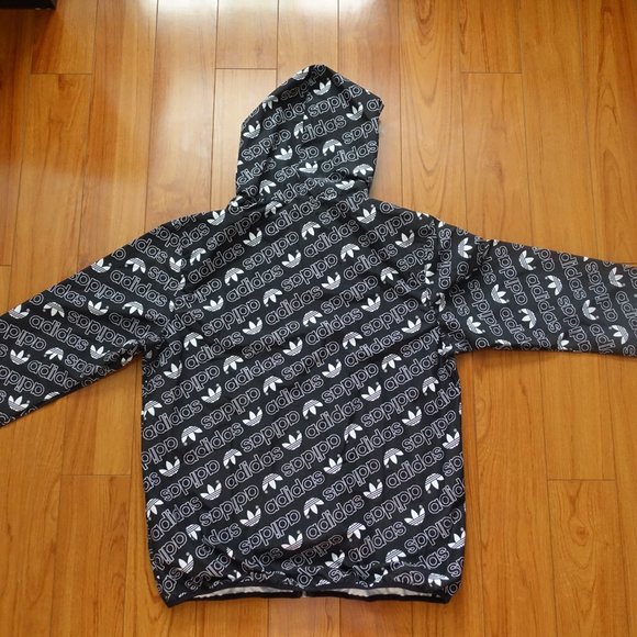 Adidas Originals Trefoil Monogram Windbreaker - Picture 7 of 14